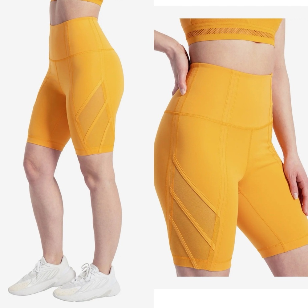 LOLE High Rise Balance Bike Shorts Papaya Medium